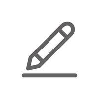write icon. Perfect for web design or user interface applications. vector sign and symbol