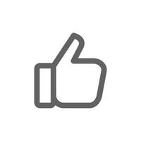 like icon. Perfect for web design or user interface applications. vector sign and symbol