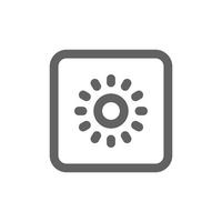 brightness icon. Perfect for web design or user interface applications. vector sign and symbol
