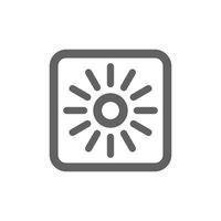 brightness icon. Perfect for web design or user interface applications. vector sign and symbol