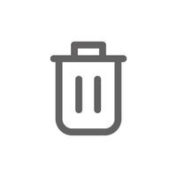 delete icon. Perfect for online shopping website or user interface applications. vector sign and symbol