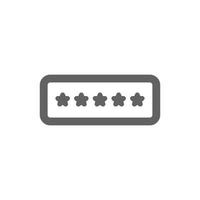 Password icon. Perfect for online shopping website or user interface applications. vector sign and symbol