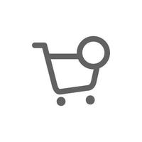 Shopping cart icon. Perfect for online shopping website or user interface applications. vector sign and symbol