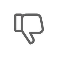 dislike icon. Perfect for online shopping website or user interface applications. vector sign and symbol