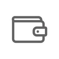 wallet icon. Perfect for online shopping website or user interface applications. vector sign and symbol