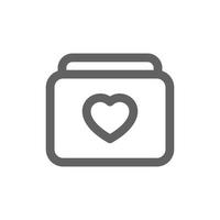 Preferred folder icon. Perfect for web design or user interface applications. vector sign and symbol
