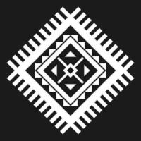 Geometric ethnic pattern art. American, Mexican style. Background Aztec tribal ornament. vector