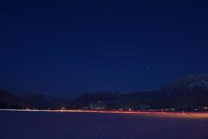 winter mountain landscape photo