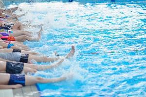 Group of swimmers photo