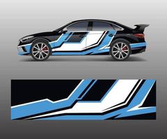 Abstract Sport racing car wrap decal and sticker design. vector eps10 format.