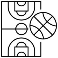 icono de estrategia, tema de baloncesto vector