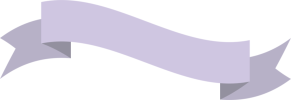 Purple ribbon and banner png