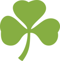 Kleeblatt mit drei Blättern - Shamrock-Illustration png