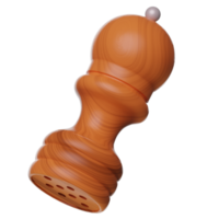 3D Pepper grinder traditional illustration png