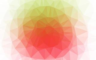 Light Green, Red vector triangle mosaic texture.