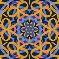 Abstract kaleidoscope background. Beautiful kaleidoscope seamless pattern. Multicolor mosaic texture. Seamless kaleidoscope texture. Unique kaleidoscope design vector