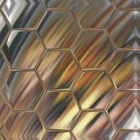 Abstract hexagon background. Colorful geometric background. vector