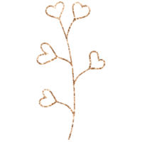 doodle fleur de paillettes simple. illustration clipart png. clipart png transparent