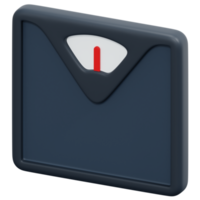 weight 3d render icon illustration png