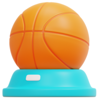 trophy 3d render icon illustration png