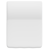 toilet paper 3d render icon illustration png