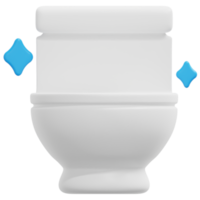 toilet 3d render icon illustration png