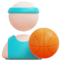 Player 3D-Render-Icon-Illustration png