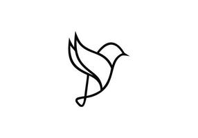 this is flying birds logo design for your business vector