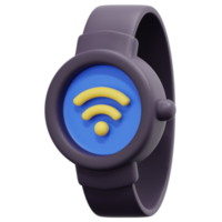smart watch 3d render icon illustration png