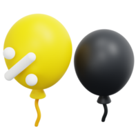 korting ballonnen 3d geven icoon illustratie png