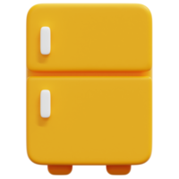 refrigerator 3d render icon illustration png