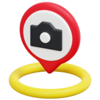 camera 3d render icon illustration png