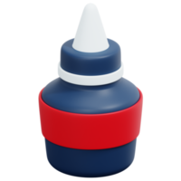 glue 3d render icon illustration png