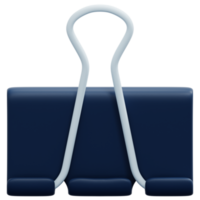 paperclip 3d render icon illustration png