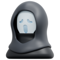 AI generated Anonymous mask isolated on transparent background