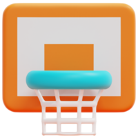 backboard 3d render icon illustration png