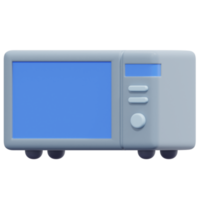 ilustração de ícone de renderização 3d de microondas png