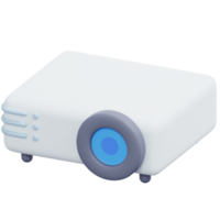 projector 3d render icon illustration png