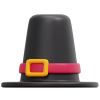 sombrero 3d render icono ilustración png