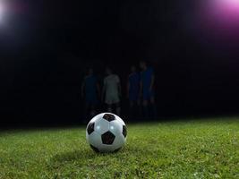 duelo de futbolistas foto