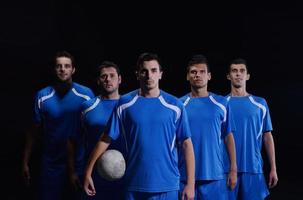 equipo de jugadores de fútbol foto