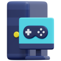 computer game 3d render icon illustration png