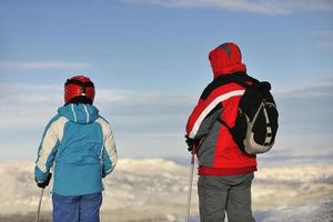 winter ski view photo