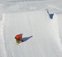 Ski jump view photo