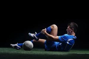 Soccer player view photo