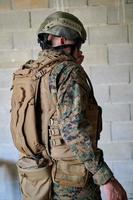 Military soldier portrait photo