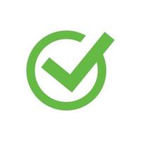 checkmark icon vector design template