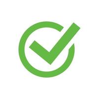 checkmark icon vector design template