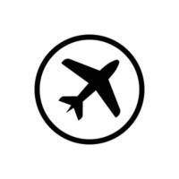 plane icon vector design template