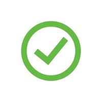 checkmark icon vector design template